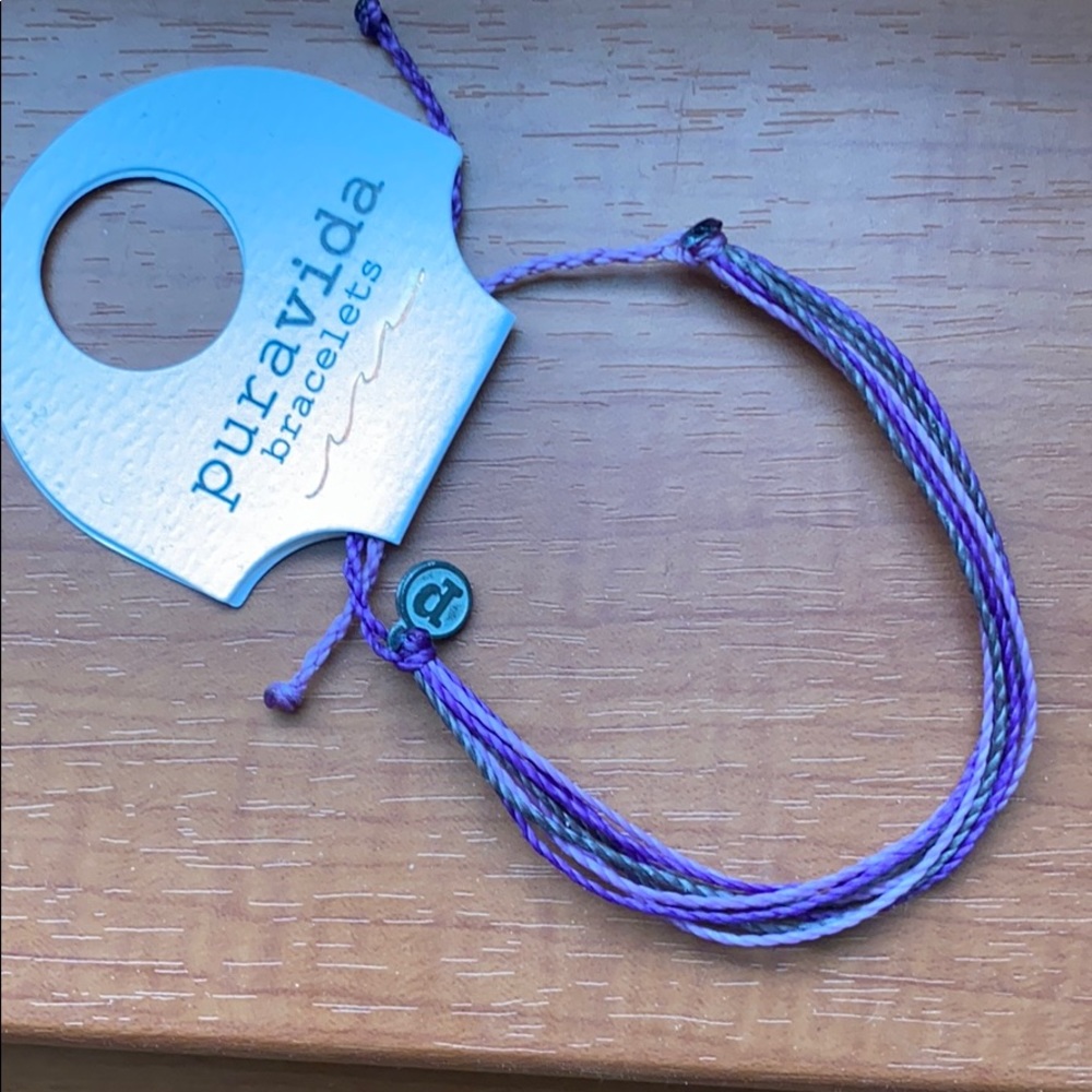 Pura Vida Purple Bracelet